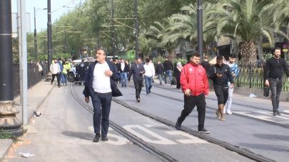 İstanbul'daki en işlek tramvay hattında arıza meydana geldi!