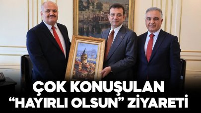 Eyüp Aksu, Ekrem İmamoğlu'nu ziyaret etti!