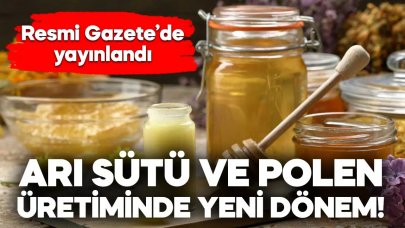 Arı sütü ve polen üretiminde yeni dönem!