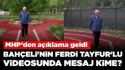 Bahçeli'nin Ferdi Tayfur'lu videosunda mesaj kime? MHP'den açıklama geldi