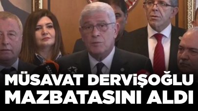 İYİ Parti Genel Başkanı Müsavat Dervişoğlu, mazbatasını aldı