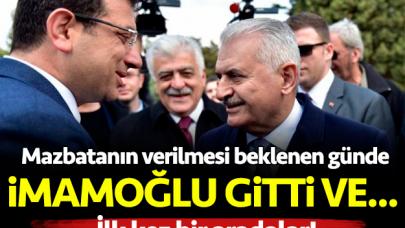 Ekrem İmamoğlu ve Binali Yıldırım bir arada