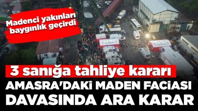 Amasra'daki maden faciası davasında ara karar: 3 sanığa tahliye kararı verildi