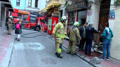 Beyoğlu’nda apart otelde yangın