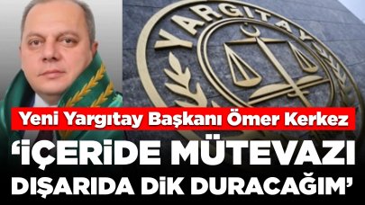 Yargıtay Başkanlığı'na seçilen Ömer Kerkez mazbatasını aldı: 'İçeride mütevazı dışarıda dik duracağım'