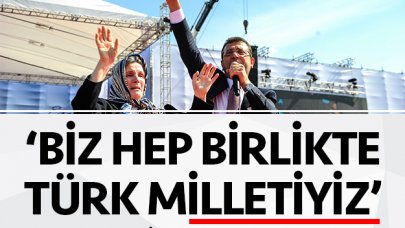 Biz hep birlikte Türk milletiyiz!