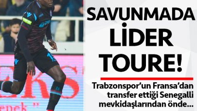 Trabzonspor'un savunma lideri Zargo Toure