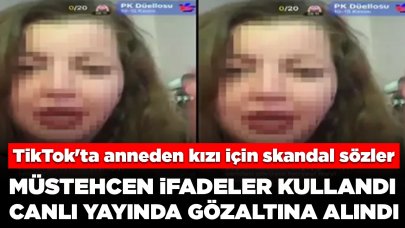 TikTok'ta anneden 8 yaşındaki kızı için skandal sözler: 'Müstehcen' ifadeler kullandı, canlı yayında gözaltına alındı