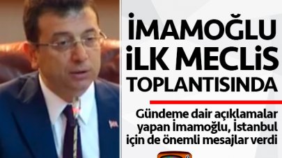 İBB'nin yeni dönemdeki ilk toplantısı yapılıyor