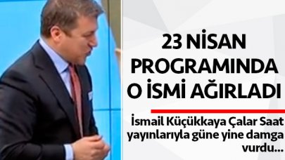 İsmail Küçükkaya 23 Nisan'da çocukları ağırladı