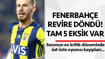 Fenerbahçe'de sakatlık üstüne sakatlık