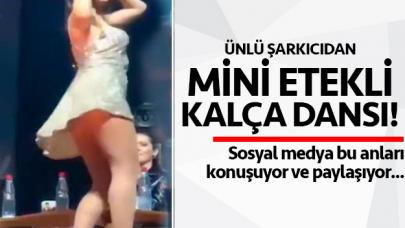 Simge'den Beyazıt Öztürk'ün programında yürek hoplatan kalça dansı