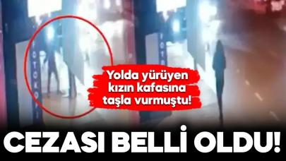 Üniversiteli kızın kafasına taşla vuran sanığın cezası belli oldu!