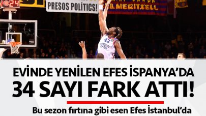 Anadolu Efes'ten muhteşem zafer: 68-102