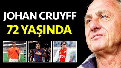 Johan Cruyff 72 yaşında