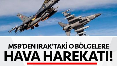 MSB'den Irak'a operasyon