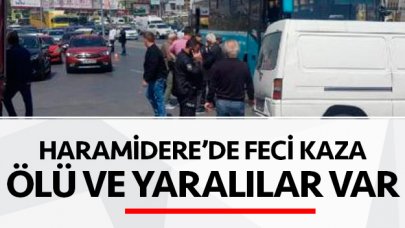 Haramidere'de feci kaza: 1 ölü, 2 yaralı