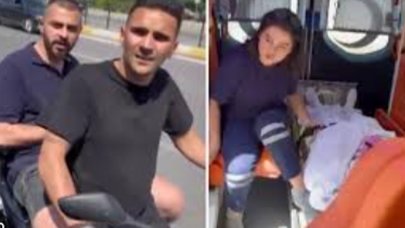 Ambulansın önünü kesmişlerdi: Magandalardan biri yakalandı