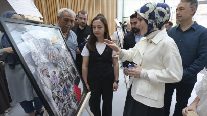 TÜGVA'nın Filistin temalı resim yarışmasında ödüller sahiplerini buldu