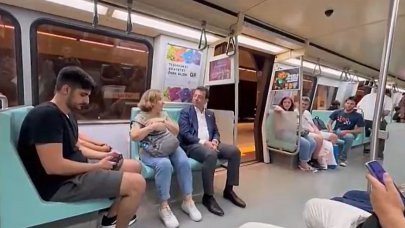 Ekrem İmamoğlu metroya binerse…