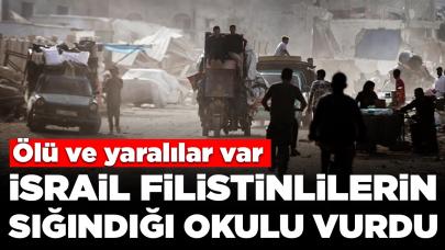 İsrail Filistinlilerin sığındığı okulu vurdu: Ölü ve yaralılar var