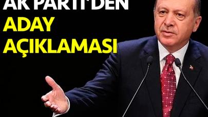 AK Parti'den açıklama: 23 Haziran'da adayımız Binali Yıldırım