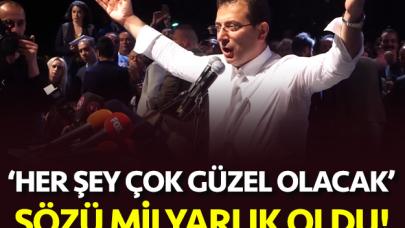 Ekrem İmamoğlu'nun #herseycokguzelolacak etiketi milyarlık oldu!