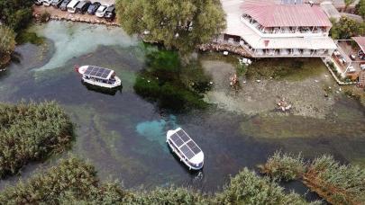 Akyaka'daki "Kadın Azmağı Deresi" elektrikli teknelerle korunacak