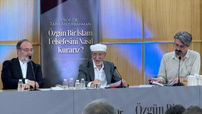 Faslı filozof Prof. Dr. Taha Abdurrahman, İstanbul'da konferans verdi