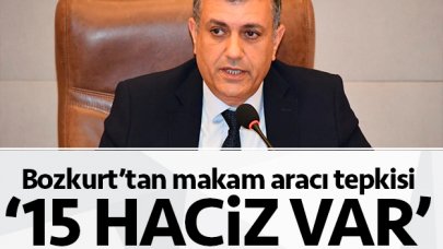 Makam aracımda 15 haciz var!