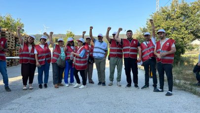 Polonez Fabrikası'nda işten çıkarılan 100'e yakın çalışana biber gazlı müdahale!