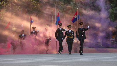 Bursa Işıklar Jandarma Astsubay Meslek Yüksek Okulu'ndan mezuniyet heyecanı