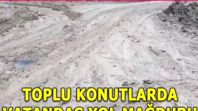 KİPTAŞ Konutları çevresinde yol çilesi