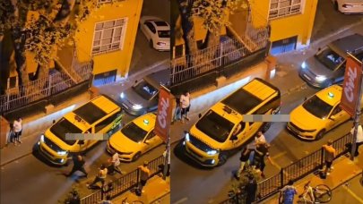 Kumkapı'da yol verme tartışması tekmeli yumruklu kavgaya dönüştü