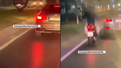 İstanbul'da vurdumduymaz sürücü vakaya giden ambulansa yol vermedi