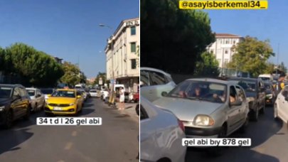 İstanbul'da 'ters yön' tartışması: Motosikletli çileden çıktı, araç sürücülerine böyle tepki gösterdi