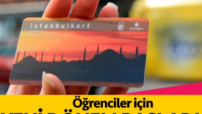 Öğrenciler için indirimli akbil dönemi başladı