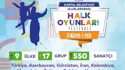 Kartal Belediyesi 3. Uluslararası Halk Oyunları Festivali başlıyor