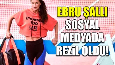 Ebru Şallı Photoshop uygulamasıyla dalga konusu oldu