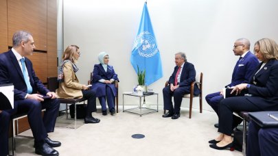 Emine Erdoğan, BM Genel Sekreteri Guterres ile görüştü