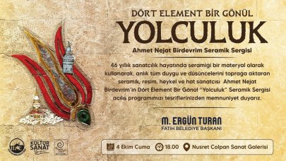 Fatih’te Ahmet Nejat Birdevrim’in ‘Yolculuk’ sergisi açılıyor