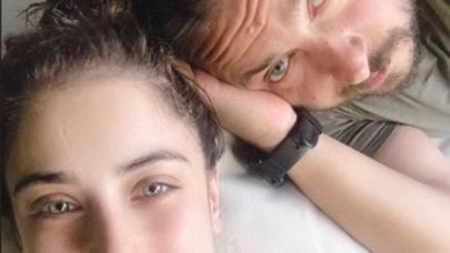 Hazal Kaya ve Ali Atay'ın mutluluk pozu