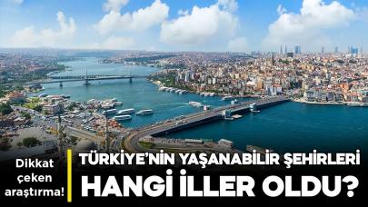 TÜİK 2024 raporunu açıkladı! İşte Türkiye'nin yaşanabilir şehirler listesi