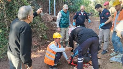 Elektrik direği montajında kaza: İşçi ağır yaralandı