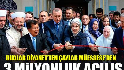 Dualar Diyanet’ten çaylar müesseseden