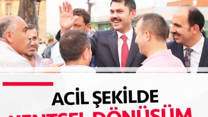 Acilen kentsel dönüşüm