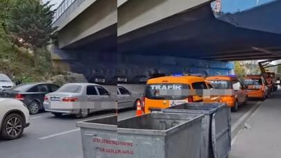 Trafiğe çıkacaklar dikkat: Köprü çalışması nedeniyle yol tek şeride düştü