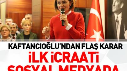 Canan Kaftancoğlu'nden flaş sosyal medya kararı