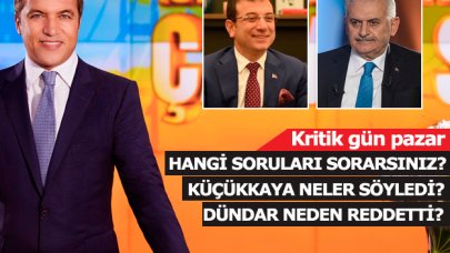 Ekrem İmamoğlu ve Binali Yıldırım'ın moderatörü seçilen İsmail Küçükkaya kritik gün için konuştu