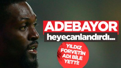 Adebayor'un adı Trabzonsporluları heyecanlandırdı